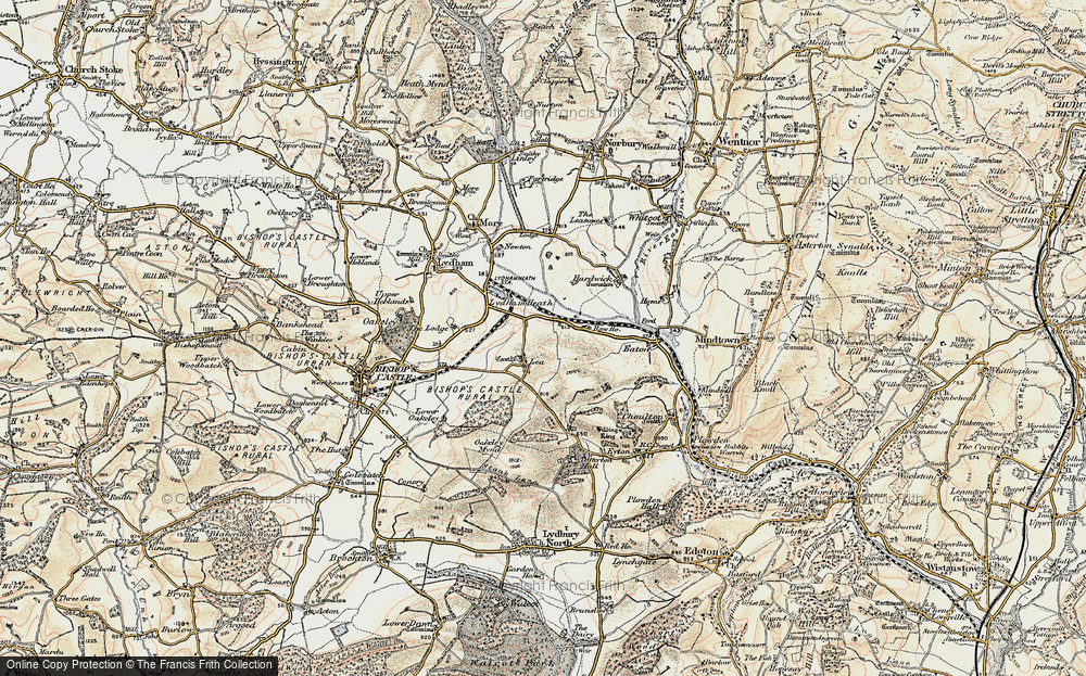 Old Map of Lea, 1902-1903 in 1902-1903