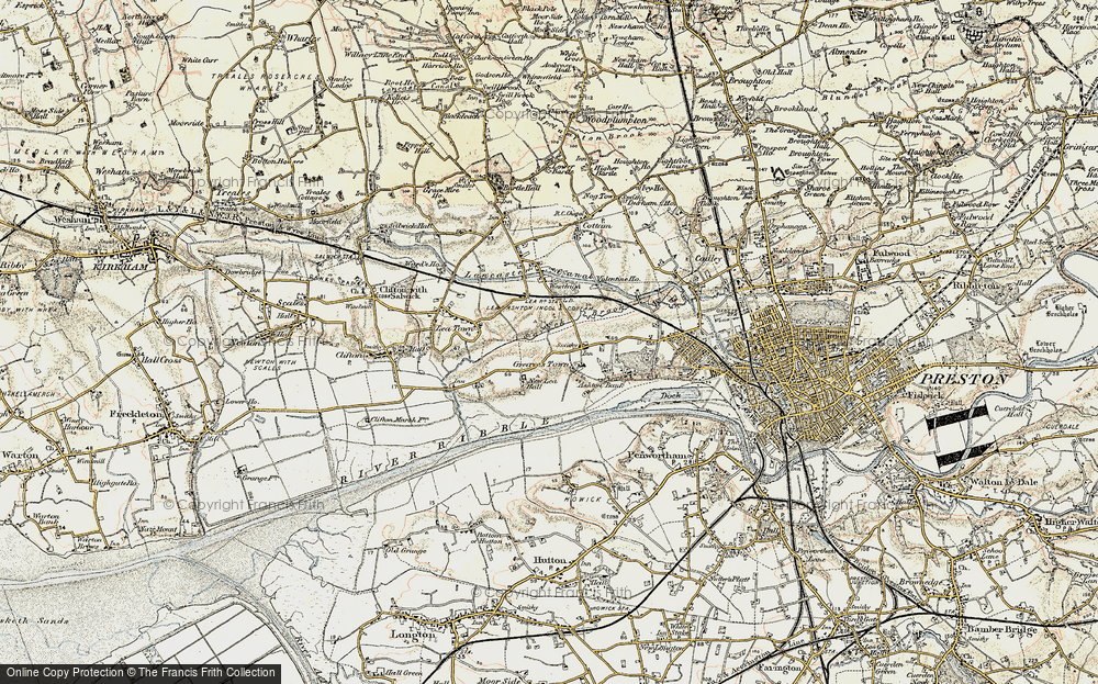 Old Map of Historic Map covering Westleigh in 1903