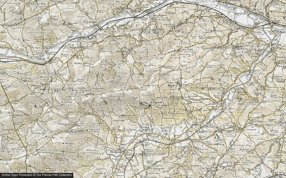 Old Map of Leadgate, 1901-1904 in 1901-1904