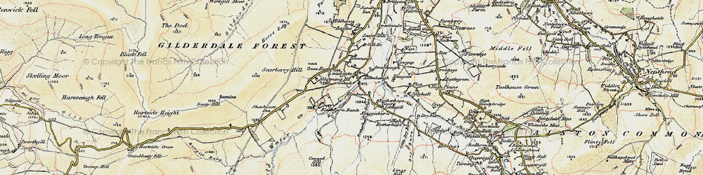 Old map of Leadgate in 1903-1904