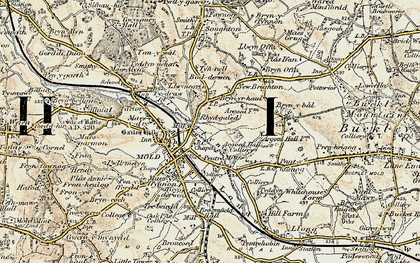 Old map of Leadmill in 1902-1903