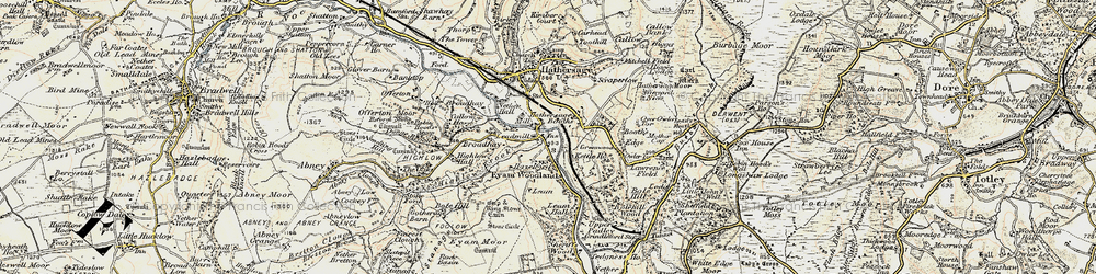 Old map of Leadmill in 1902-1903