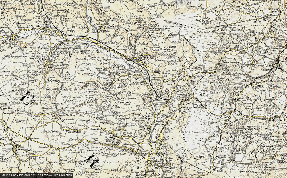 Old Map of Leam, 1902-1903 in 1902-1903