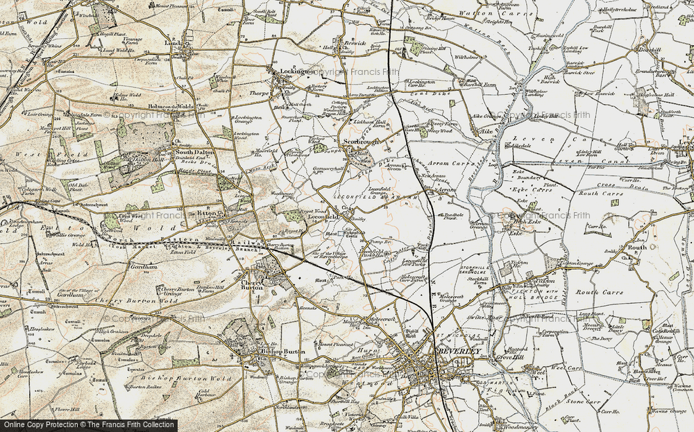 Old Map of Leconfield, 1903-1908 in 1903-1908
