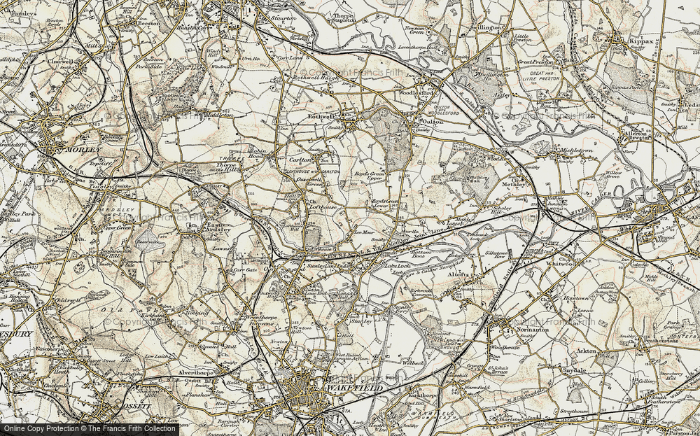 Old Map of Lee Moor, 1903 in 1903