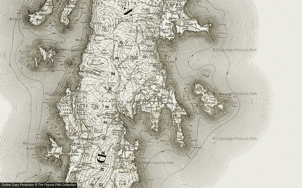 Old Map of Leebitten, 1911-1912 in 1911-1912