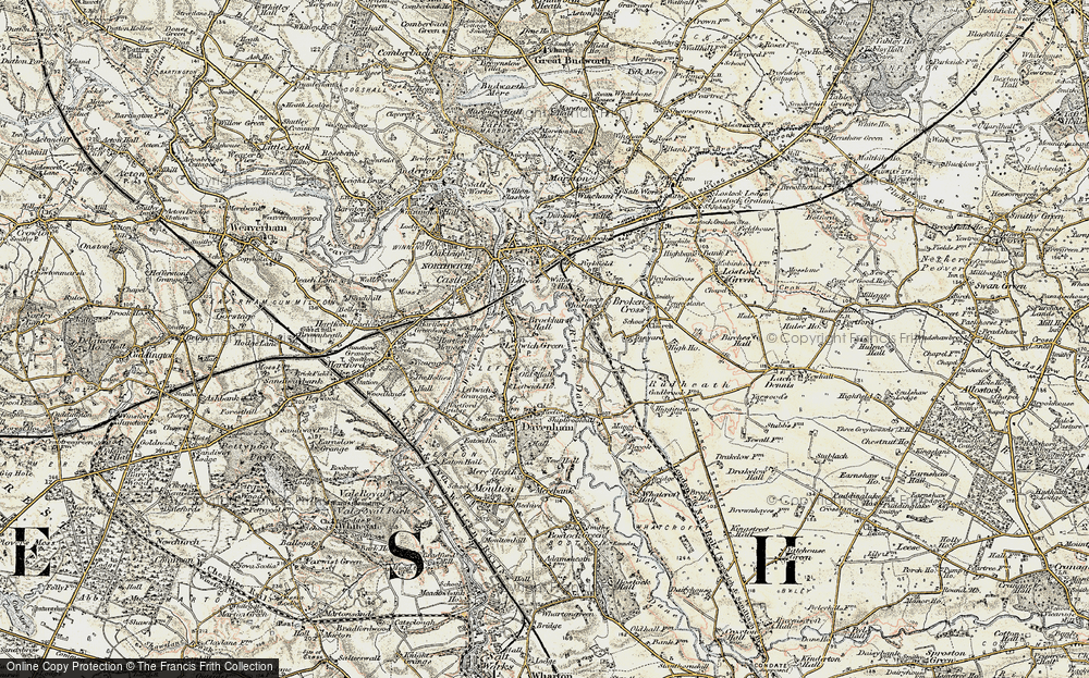 Old Map of Leftwich, 1902-1903 in 1902-1903
