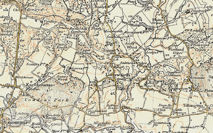 Old map of Leggatt Hill in 1897-1900