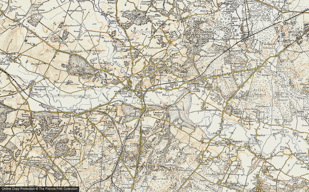 Old Map of Leigh, 1897-1909 in 1897-1909