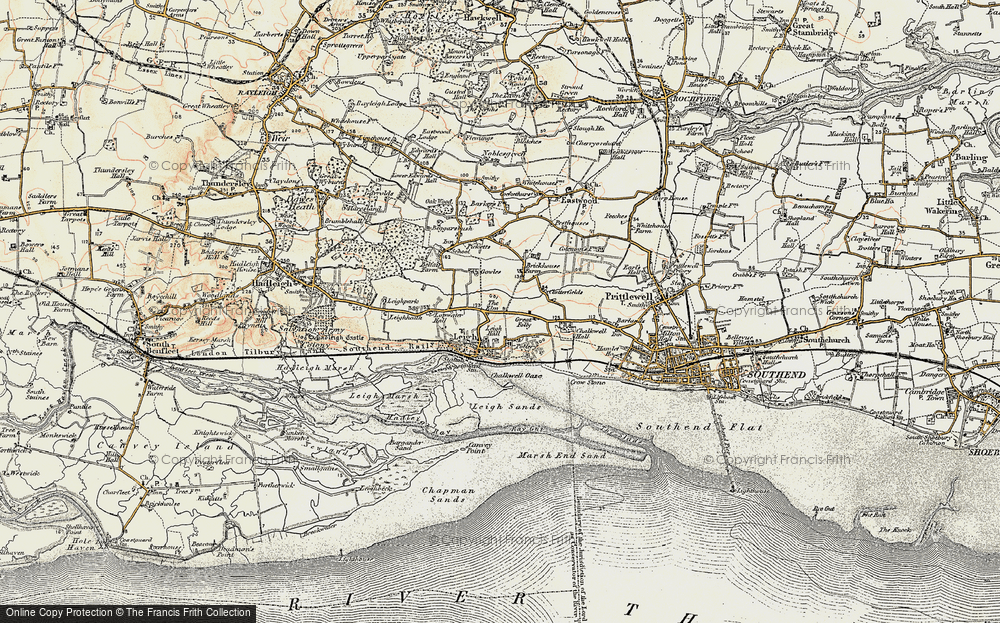 Old Maps Of Leigh on Sea Essex Francis Frith