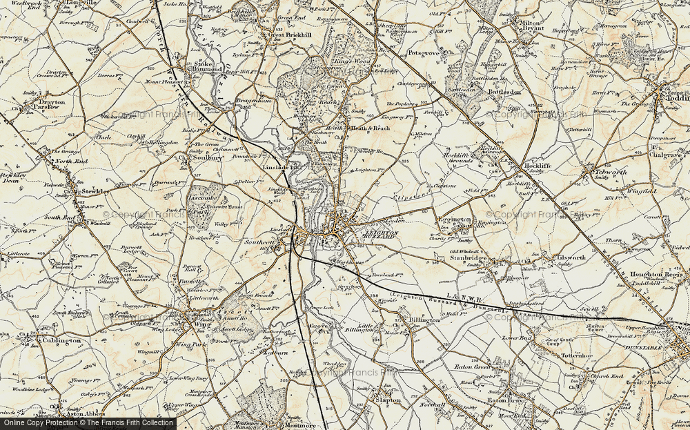 Old Map of Leighton Buzzard, 1898-1899 in 1898-1899