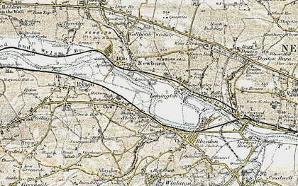 Old map of Lemington in 1901-1904