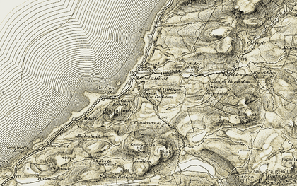 Old map of Balsalloch in 1905