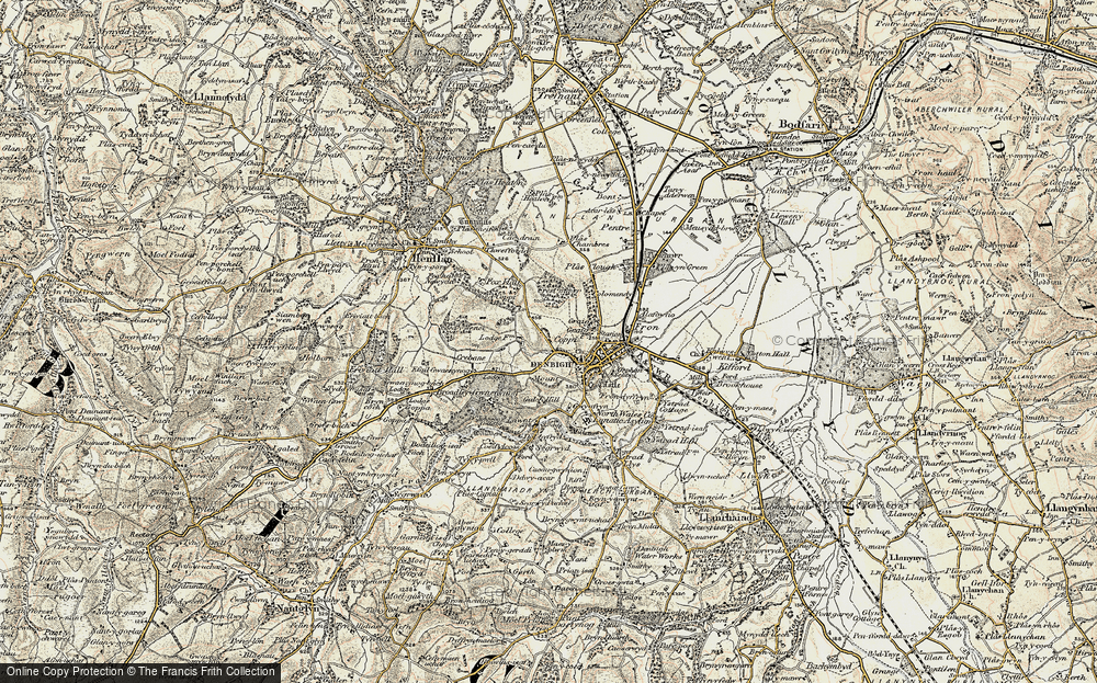 Old Map of Lenten Pool, 1902-1903 in 1902-1903