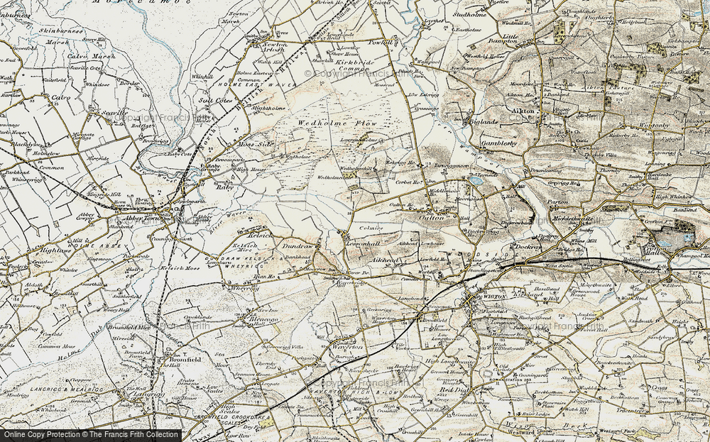 Old Map of Lessonhall, 1901-1904 in 1901-1904
