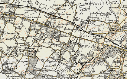 Old map of Lewson Street in 1897-1898