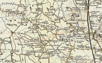 Old map of Lewth in 1903-1904