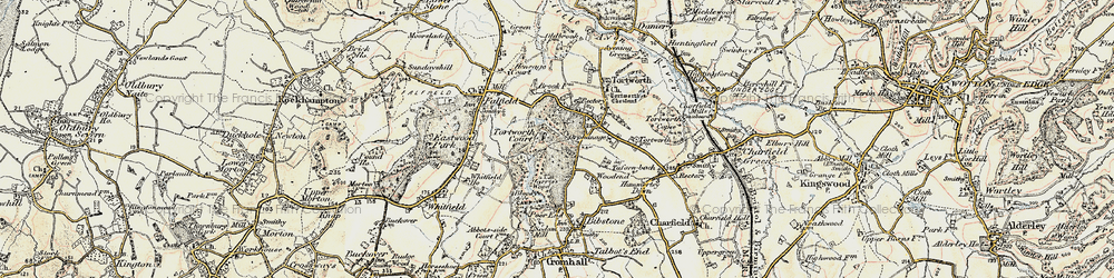 Old map of Leyhill in 1899