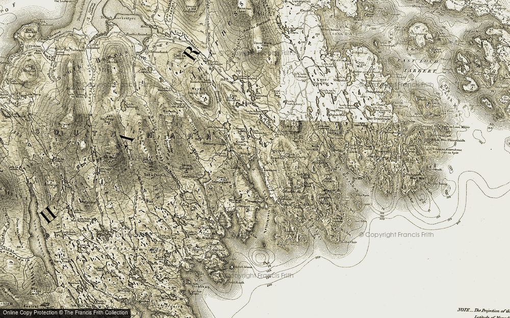 Old Map of Liceasto, 1908-1911 in 1908-1911