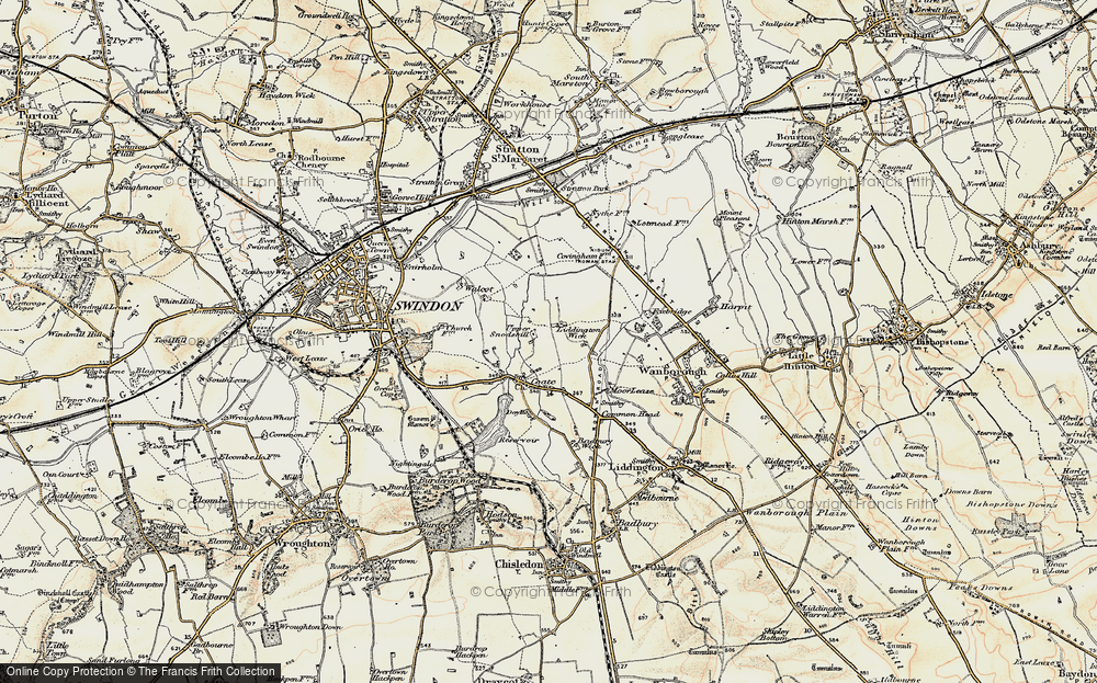 Old Map of Liden, 1897-1899 in 1897-1899