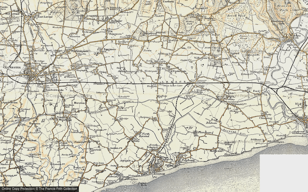 Old Map of Lidsey, 1897-1899 in 1897-1899