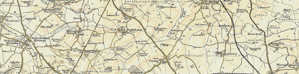 Old map of Lighthorne Heath in 1898-1902