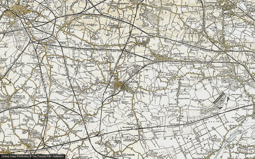 Old Map of Lilford, 1903 in 1903