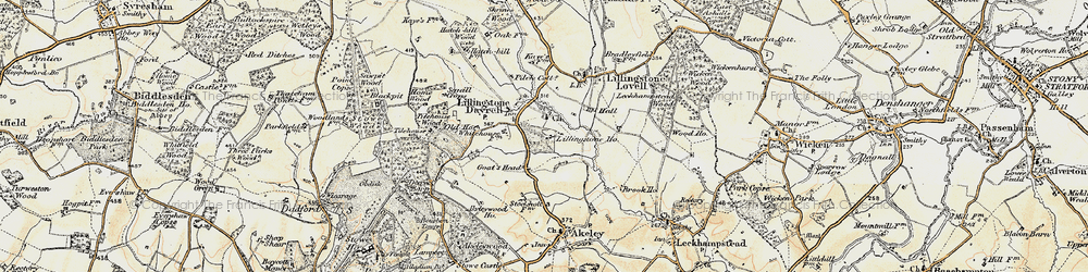 Old map of Tilehouse Wood in 1898-1901