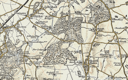 Old map of Abbey Wood in 1902