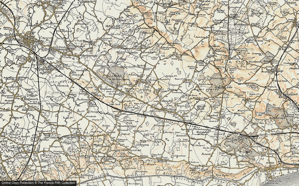 Old Map of Lilyvale, 1897-1898 in 1897-1898
