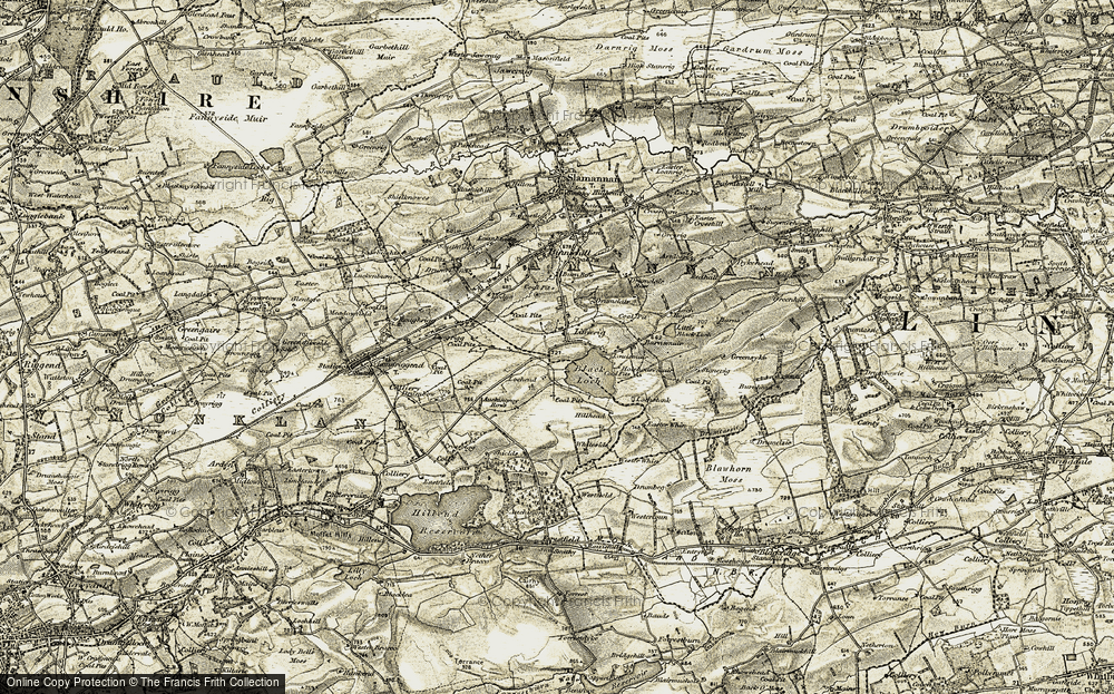 Old Map of Limerigg, 1904-1905 in 1904-1905