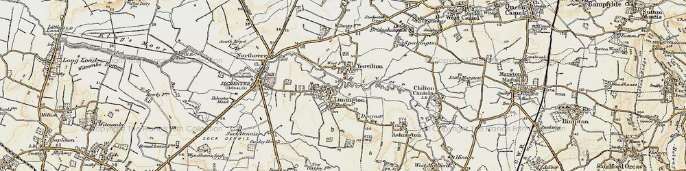Old map of Limington in 1899