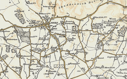 Old map of Limpers Hill in 1897-1899