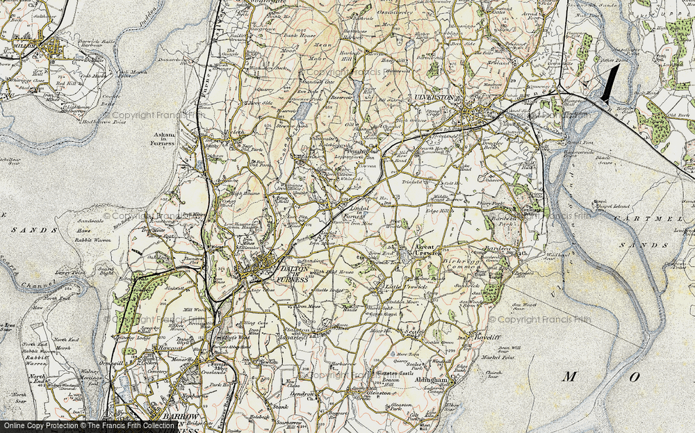 Old Map of Lindal in Furness, 1903-1904 in 1903-1904