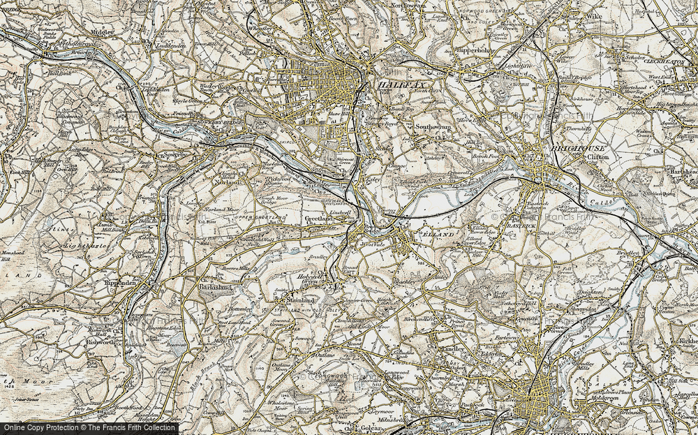 Old Map of Lindwell, 1903 in 1903