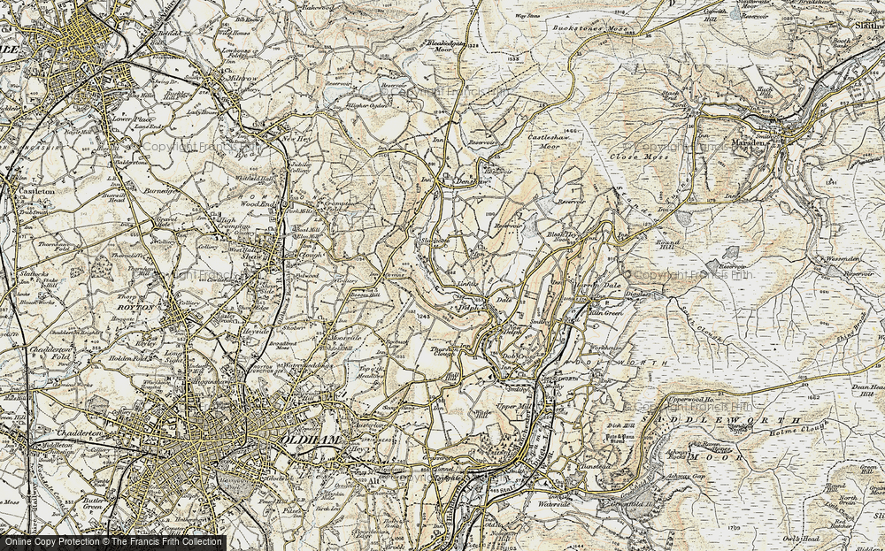 Old Map of Linfitts, 1903 in 1903