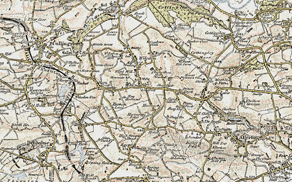 Old map of Lingbob in 1903-1904