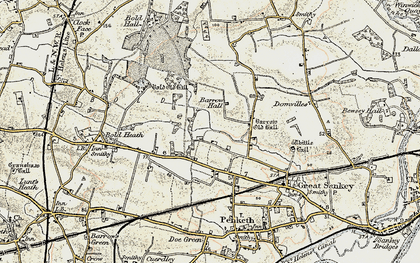 Old map of Lingley Green in 1903