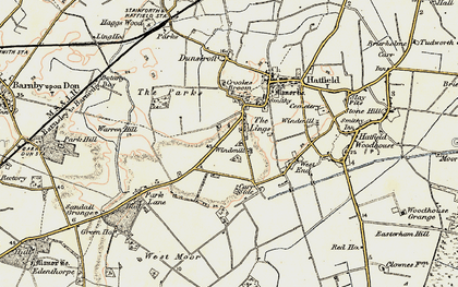 Old map of Lings, The in 1903