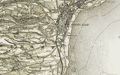 Old map of Beveridge Park in 1903-1906