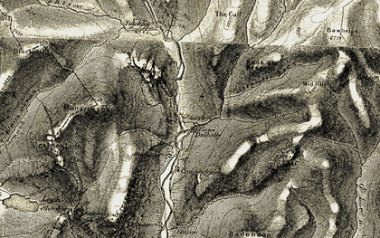 Old map of Linns in 1908