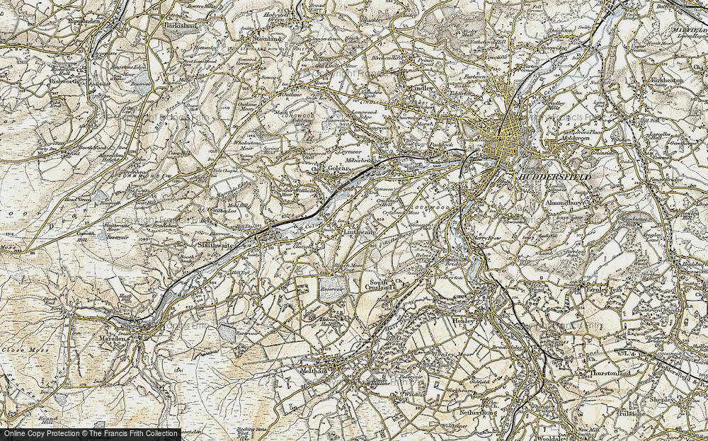 Old Map of Linthwaite, 1903 in 1903