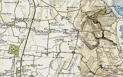 Old map of Linton in 1901-1903