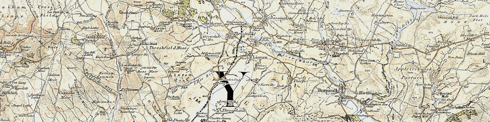 Old map of Bow Br in 1903-1904