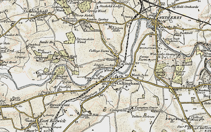 Old map of Linton Hills in 1903-1904
