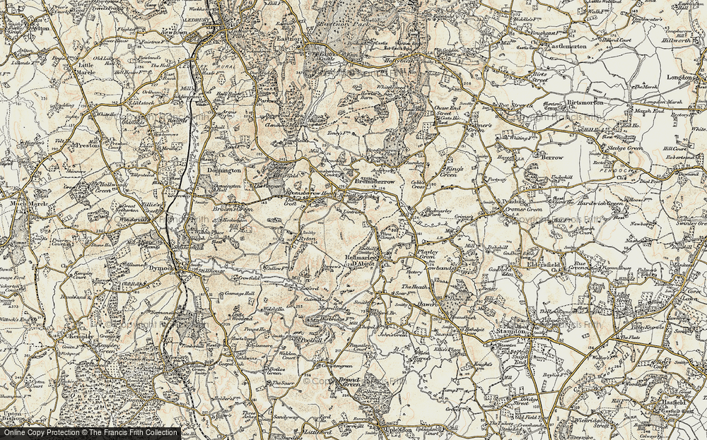 Old Map of Lintridge, 1899-1900 in 1899-1900
