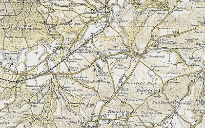Old map of Lintz in 1901-1904