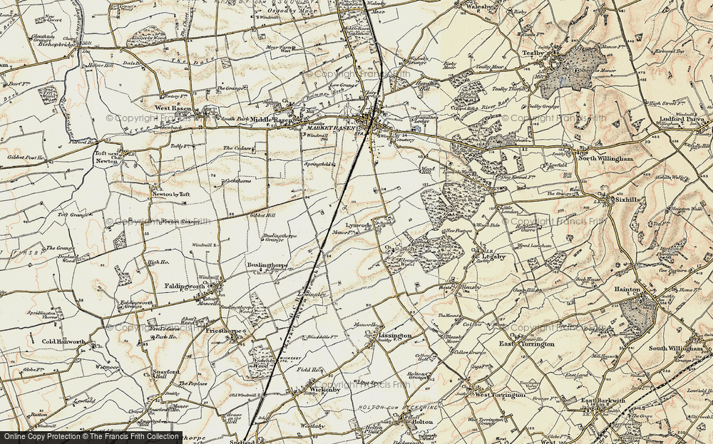 Old Map of Linwood, 1903 in 1903