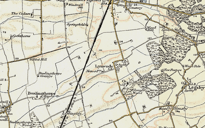 Old map of Linwood in 1903