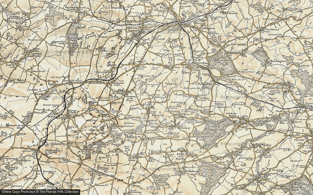 Old Map of Lipyeate, 1899 in 1899